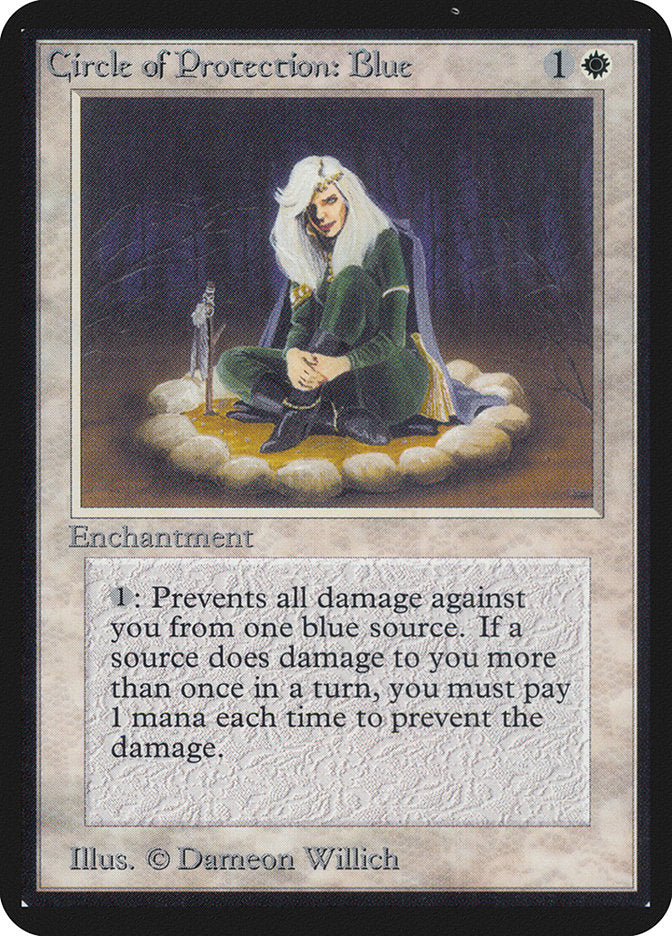 Circle of Protection: Blue [Alpha Edition] - Magic: The Gathering - Card Brawlers | Quebec | Canada |