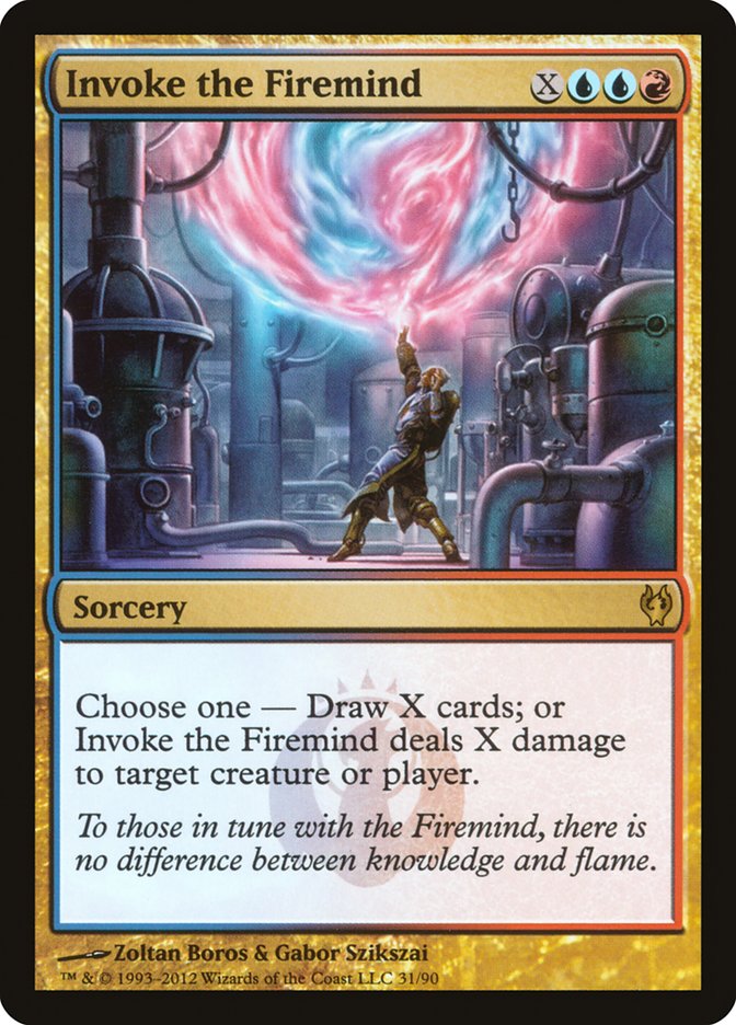 Invoke the Firemind [Duel Decks: Izzet vs. Golgari] - Magic: The Gathering - Card Brawlers | Quebec | Canada |