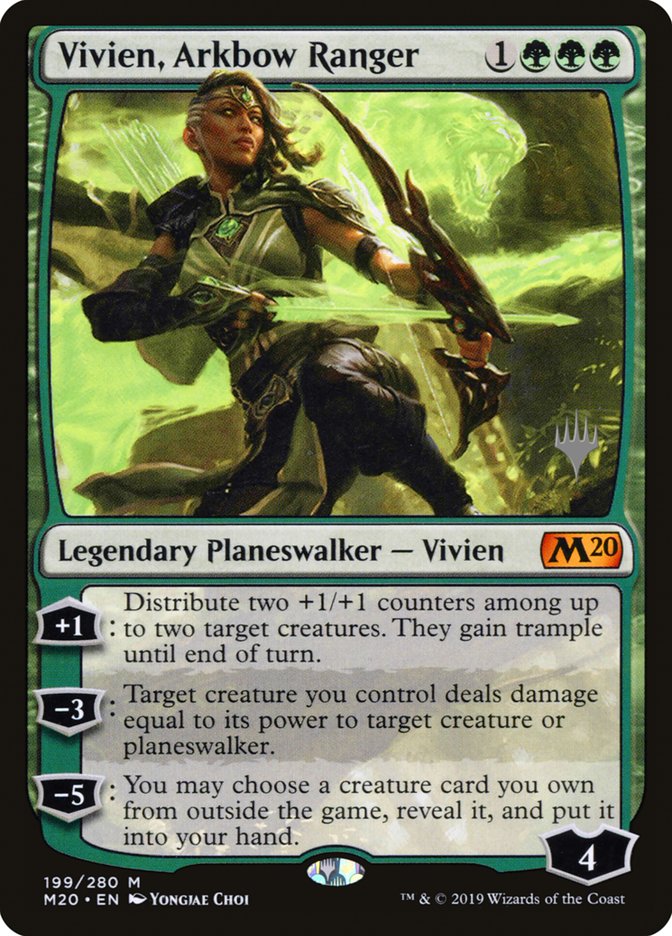 Vivien, Arkbow Ranger (Promo Pack) [Core Set 2020 Promos] - Magic: The Gathering - Card Brawlers | Quebec | Canada |