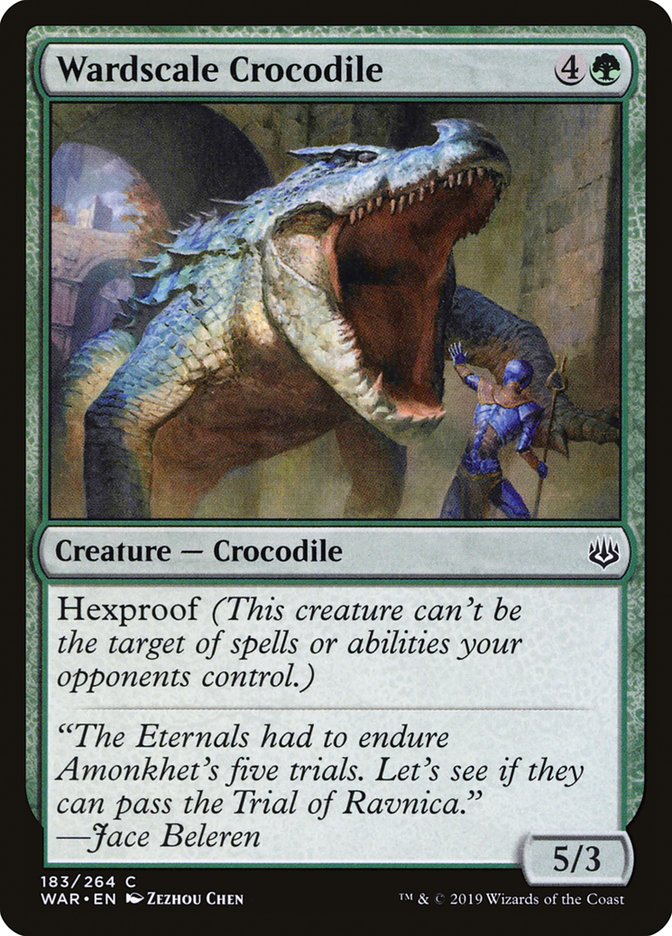 Wardscale Crocodile [War of the Spark] - Magic: The Gathering - Card Brawlers | Quebec | Canada |