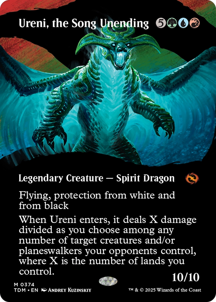 Ureni, the Song Unending (Borderless) [Tarkir: Dragonstorm] - Magic: The Gathering - Card Brawlers | Quebec | Canada |