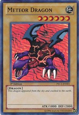 Meteor Dragon [PRC1-EN001] Super Rare - Yu-Gi-Oh! - Card Brawlers | Quebec | Canada |
