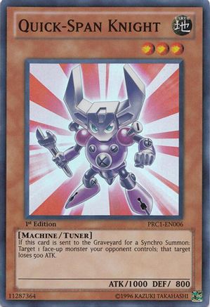 Quick-Span Knight [PRC1-EN006] Super Rare - Yu-Gi-Oh! - Card Brawlers | Quebec | Canada |