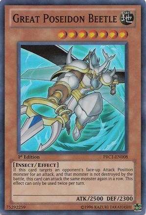 Great Poseidon Beetle [PRC1-EN008] Super Rare - Yu-Gi-Oh! - Card Brawlers | Quebec | Canada |