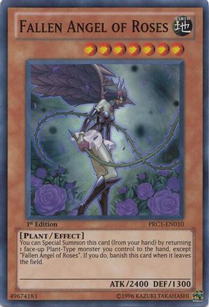 Fallen Angel of Roses [PRC1-EN010] Super Rare - Yu-Gi-Oh! - Card Brawlers | Quebec | Canada |