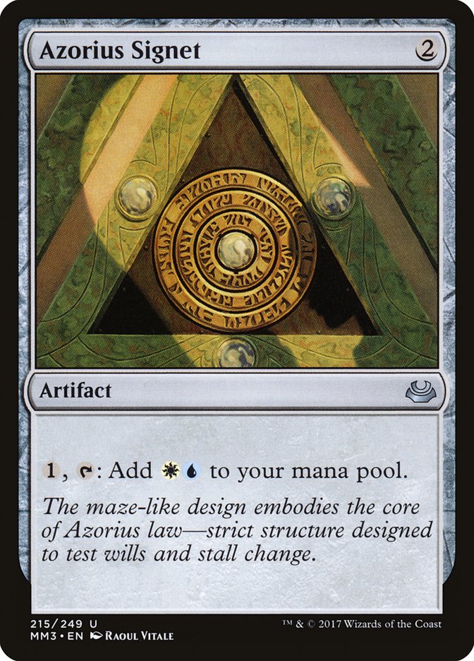 Azorius Signet [Modern Masters 2017] - Magic: The Gathering - Card Brawlers | Quebec | Canada |