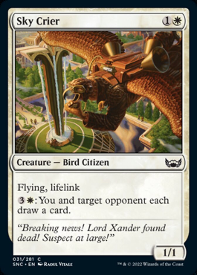 Sky Crier [Streets of New Capenna] - Magic: The Gathering - Card Brawlers | Quebec | Canada |