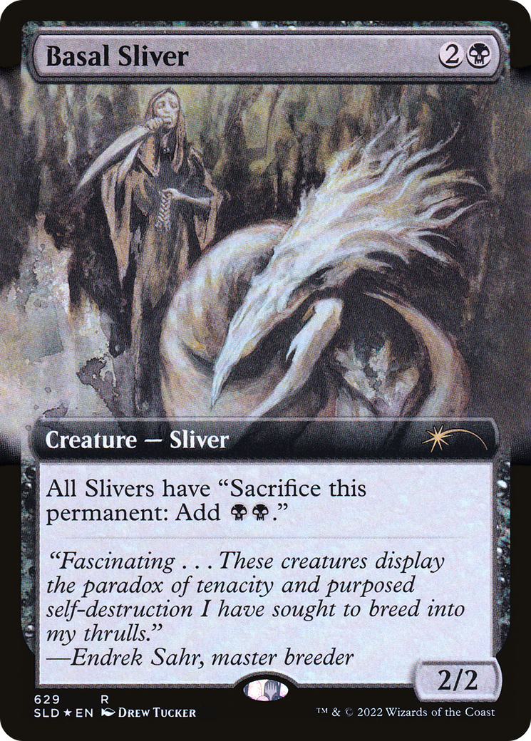 Basal Sliver (Extended Art) [Secret Lair Drop Promos] - Magic: The Gathering - Card Brawlers | Quebec | Canada |
