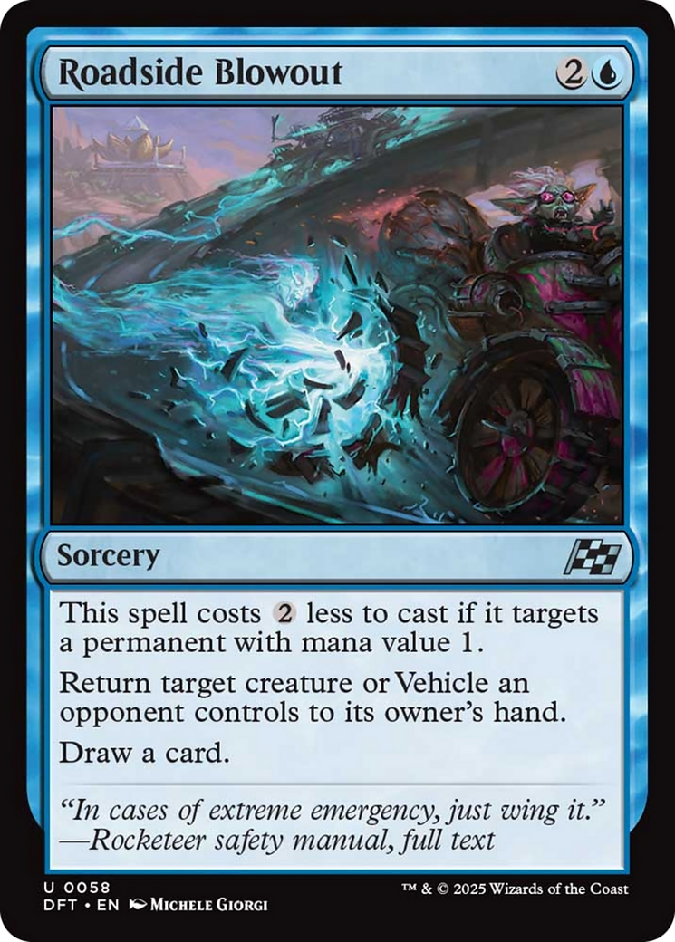 Roadside Blowout [Aetherdrift] - Magic: The Gathering - Card Brawlers | Quebec | Canada |