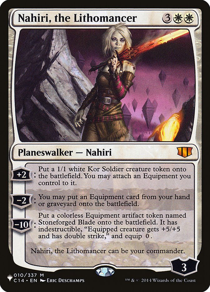Nahiri, the Lithomancer [The List] - Magic: The Gathering - Card Brawlers | Quebec | Canada |