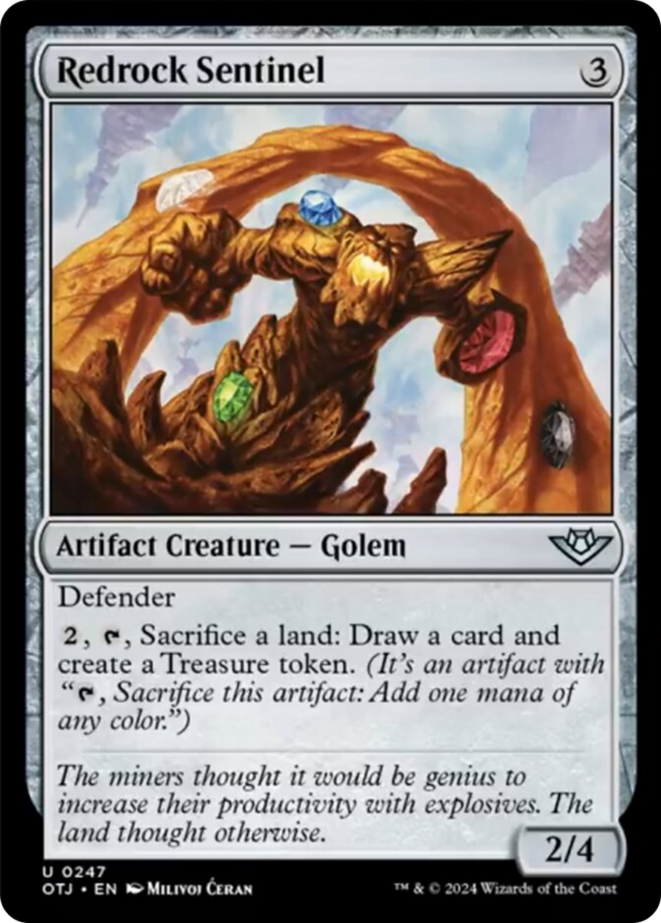 Redrock Sentinel [Outlaws of Thunder Junction] - Magic: The Gathering - Card Brawlers | Quebec | Canada |
