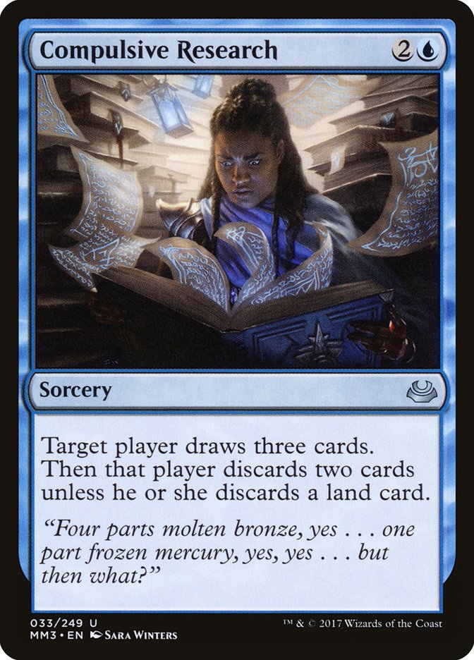 Compulsive Research [Modern Masters 2017] - Magic: The Gathering - Card Brawlers | Quebec | Canada |