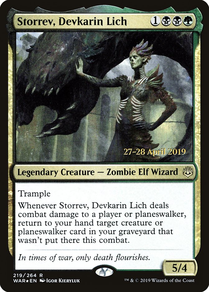 Storrev, Devkarin Lich [War of the Spark Prerelease Promos] - Magic: The Gathering - Card Brawlers | Quebec | Canada |