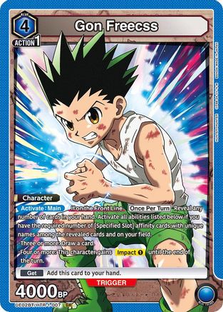 Gon Freecss (007) (UE02BT/HTR-1-007) - UE02BT HUNTER X HUNTER Foil - UE02BT: HUNTER X HUNTER - Card Brawlers | Quebec | Canada |