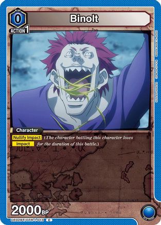 Binolt (UE02BT/HTR-1-013) - UE02BT HUNTER X HUNTER - UE02BT: HUNTER X HUNTER - Card Brawlers | Quebec | Canada |