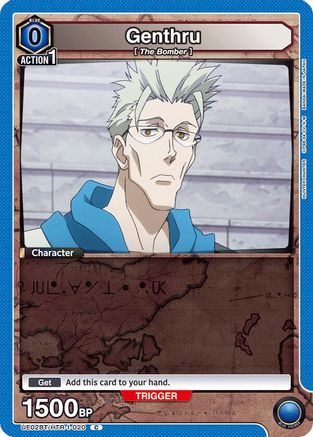 Genthru (020) (UE02BT/HTR-1-020) - UE02BT HUNTER X HUNTER - UE02BT: HUNTER X HUNTER - Card Brawlers | Quebec | Canada |