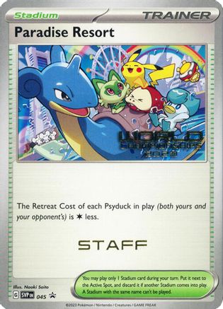 Paradise Resort (045) (World Championships 2023) (Staff) [Scarlet & Violet: Black Star Promos] - Pokémon - Card Brawlers | Quebec | Canada |