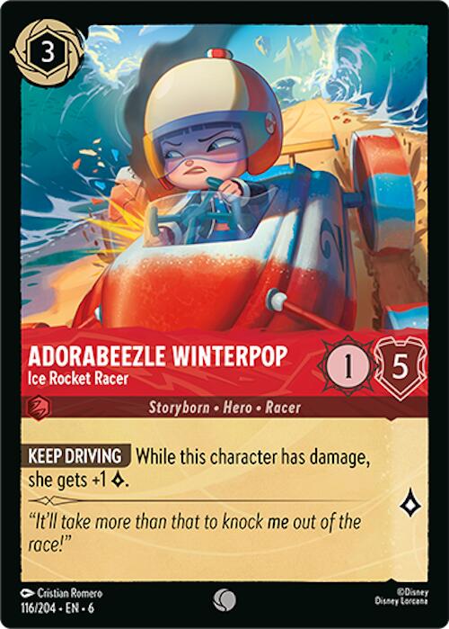 Adorabeezle Winterpop - Ice Rocket Racer (116/204) [Azurite Sea] - Disney - Card Brawlers | Quebec | Canada |
