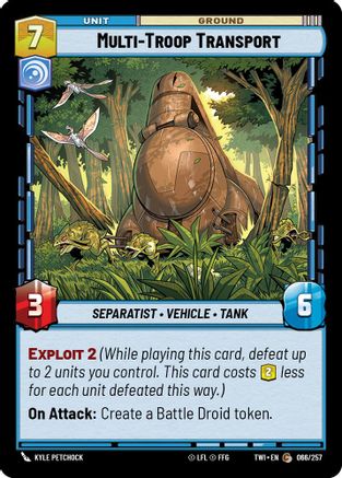 Multi-Troop Transport (066/257) (066/257) [Twilight of the Republic] - Fantasy Flight Games - Card Brawlers | Quebec | Canada |