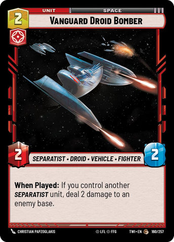 Vanguard Droid Bomber (160/257) [Twilight of the Republic]