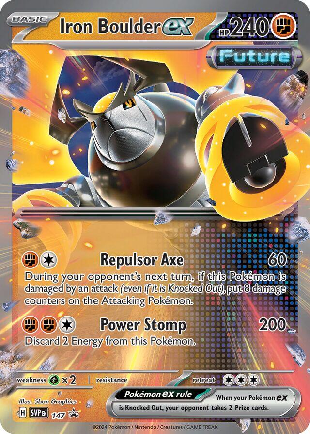 Iron Boulder ex (147) [Scarlet & Violet: Black Star Promos] - Pokémon - Card Brawlers | Quebec | Canada |