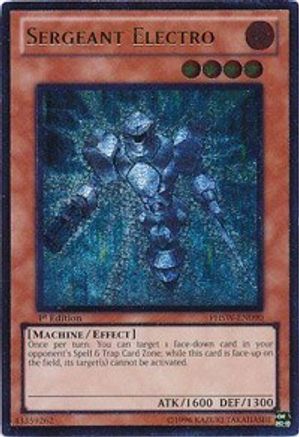 Sergeant Electro [PHSW-EN090] Ultimate Rare - Yu-Gi-Oh! - Card Brawlers | Quebec | Canada |