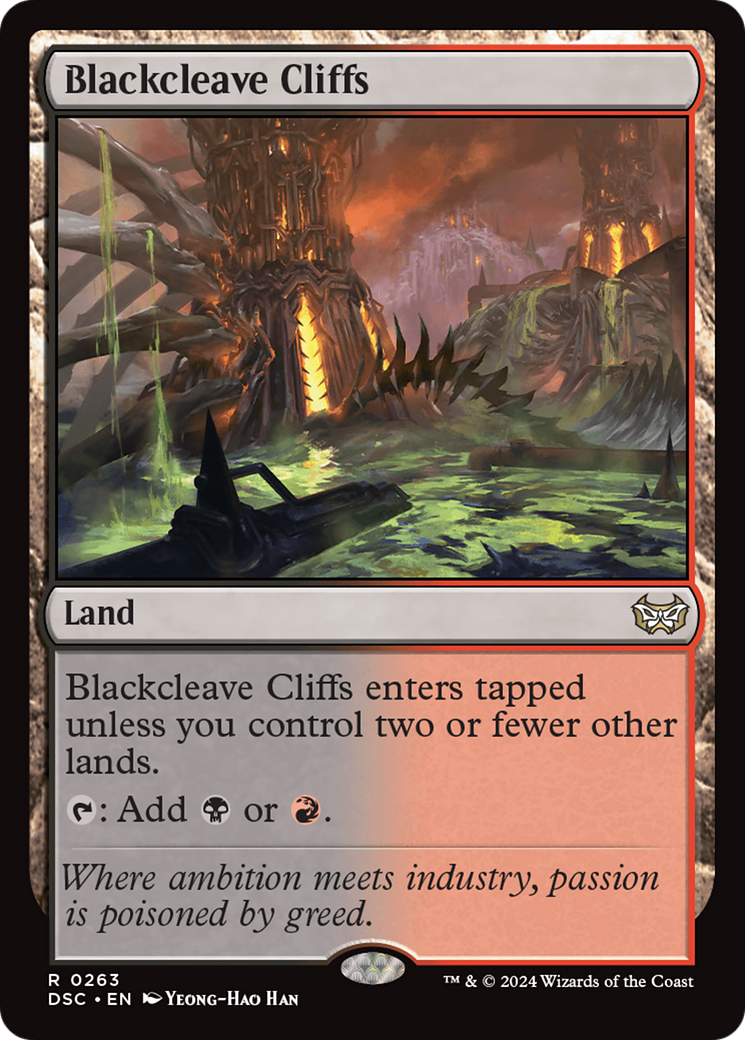 Blackcleave Cliffs [Duskmourn: House of Horror Commander] - Magic: The Gathering - Card Brawlers | Quebec | Canada |