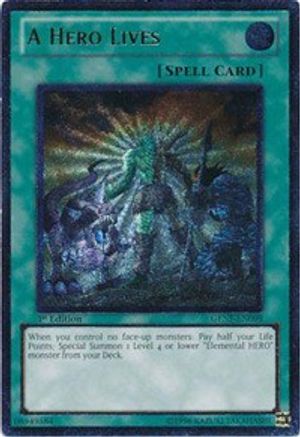 A Hero Lives [GENF-EN098] Ultimate Rare - Yu-Gi-Oh! - Card Brawlers | Quebec | Canada |