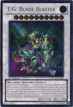T.G. Blade Blaster [EXVC-EN042] Ultimate Rare - Yu-Gi-Oh! - Card Brawlers | Quebec | Canada |