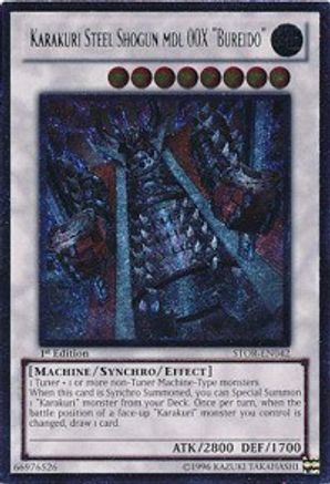 Karakuri Steel Shogun mdl 00X "Bureido" [STOR-EN042] Ultimate Rare
