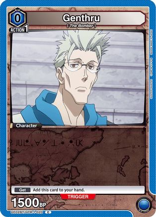 Genthru (020) (Box Topper Foil) (UE02BT/HTR-1-020) - UE02BT HUNTER X HUNTER Foil