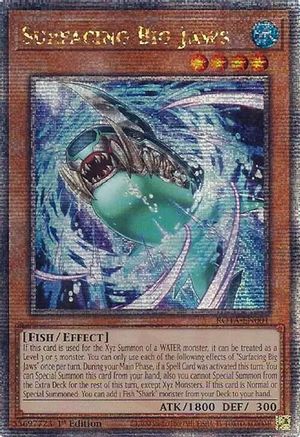 Surfacing Big Jaws (Quarter Century Secret Rare) [ROTA-EN001] Quarter Century Secret Rare - Yu-Gi-Oh! - Card Brawlers | Quebec | Canada |
