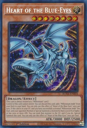 Heart of the Blue-Eyes [ROTA-EN004] Secret Rare - Yu-Gi-Oh! - Card Brawlers | Quebec | Canada |