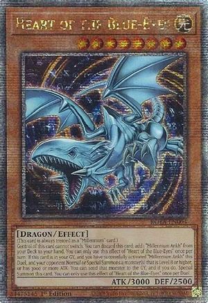 Heart of the Blue-Eyes (Quarter Century Secret Rare) [ROTA-EN004] Quarter Century Secret Rare - Yu-Gi-Oh! - Card Brawlers | Quebec | Canada |