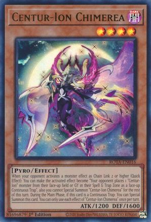Centur-Ion Chimerea [ROTA-EN016] Ultra Rare - Yu-Gi-Oh! - Card Brawlers | Quebec | Canada |