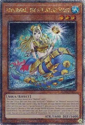 Abyssrhine, the Atlantean Spirit (Quarter Century Secret Rare) [ROTA-EN017] Quarter Century Secret Rare - Yu-Gi-Oh! - Card Brawlers | Quebec | Canada |