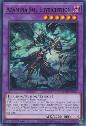 Azamina Sol Erysichthon [ROTA-EN032] Common - Yu-Gi-Oh! - Card Brawlers | Quebec | Canada |