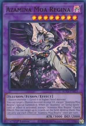Azamina Moa Regina [ROTA-EN033] Ultra Rare - Yu-Gi-Oh! - Card Brawlers | Quebec | Canada |