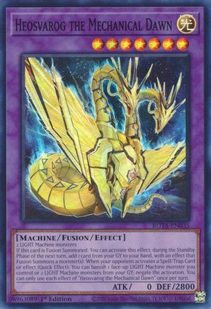 Heosvarog the Mechanical Dawn [ROTA-EN035] Super Rare - Yu-Gi-Oh! - Card Brawlers | Quebec | Canada |