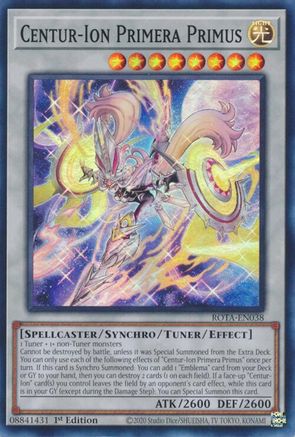 Centur-Ion Primera Primus [ROTA-EN038] Super Rare - Yu-Gi-Oh! - Card Brawlers | Quebec | Canada |