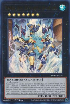 Poseidra Abyss, the Atlantean Dragon Lord [ROTA-EN043] Ultra Rare - Yu-Gi-Oh! - Card Brawlers | Quebec | Canada |
