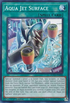 Aqua Jet Surface [ROTA-EN048] Common - Yu-Gi-Oh! - Card Brawlers | Quebec | Canada |