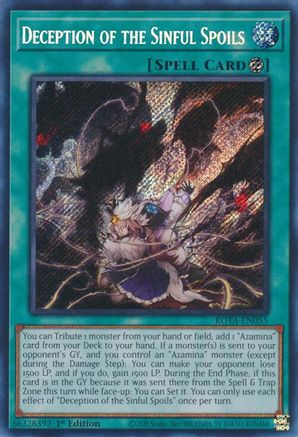 Deception of the Sinful Spoils [ROTA-EN055] Secret Rare - Yu-Gi-Oh! - Card Brawlers | Quebec | Canada |