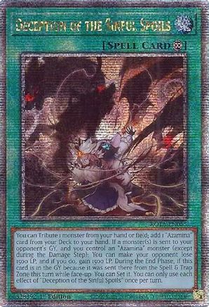 Deception of the Sinful Spoils (Quarter Century Secret Rare) [ROTA-EN055] Quarter Century Secret Rare - Yu-Gi-Oh! - Card Brawlers | Quebec | Canada |