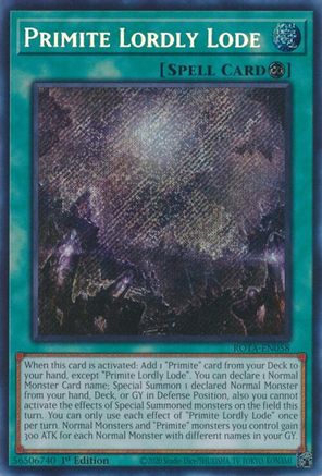 Primite Lordly Lode [ROTA-EN058] Secret Rare - Yu-Gi-Oh! - Card Brawlers | Quebec | Canada |