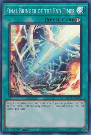 Final Bringer of the End Times [ROTA-EN064] Super Rare - Yu-Gi-Oh! - Card Brawlers | Quebec | Canada |