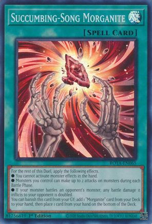 Succumbing-Song Morganite [ROTA-EN065] Super Rare - Yu-Gi-Oh! - Card Brawlers | Quebec | Canada |
