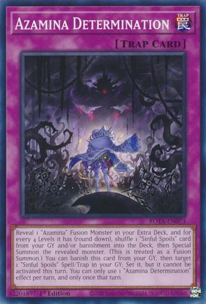 Azamina Determination [ROTA-EN073] Common - Yu-Gi-Oh! - Card Brawlers | Quebec | Canada |