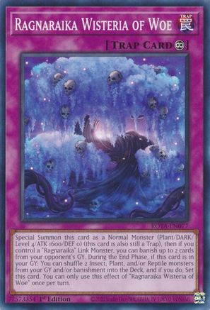 Ragnaraika Wisteria of Woe [ROTA-EN077] Common - Yu-Gi-Oh! - Card Brawlers | Quebec | Canada |