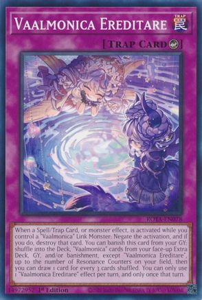 Vaalmonica Ereditare [ROTA-EN078] Common - Yu-Gi-Oh! - Card Brawlers | Quebec | Canada |